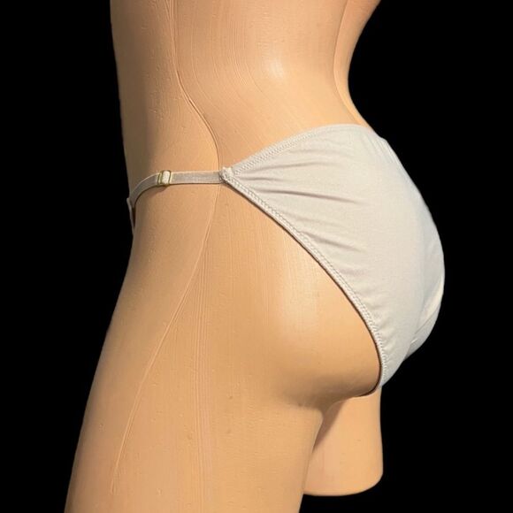 Victorias Secret Incredible by Victoria Supersoft String bikini Panty Beige L - Picture 3 of 3